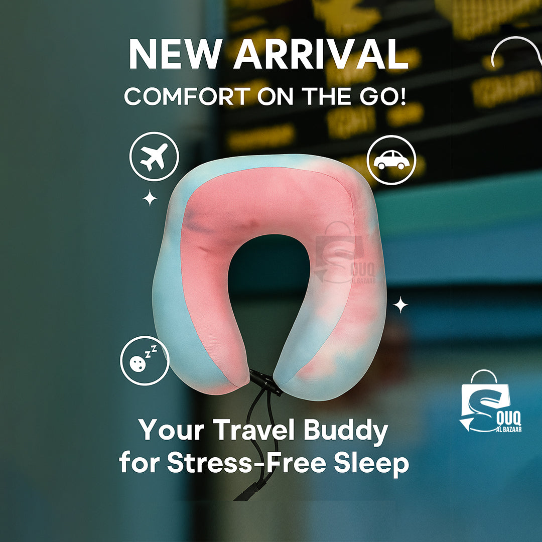 Soft U Travel Memory Foam Neck Pillow U-shaped