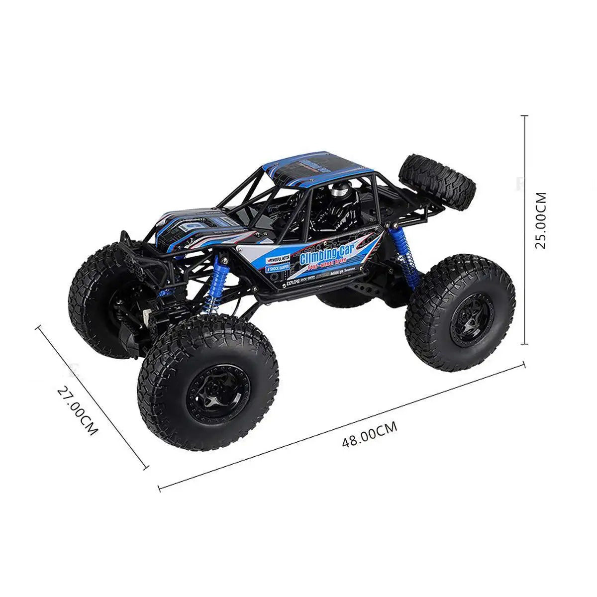 Climbing RC Car 1:10 Scale 2.4GHz 4WD High Speed Fast Remote Control Racing Car Kids Gift