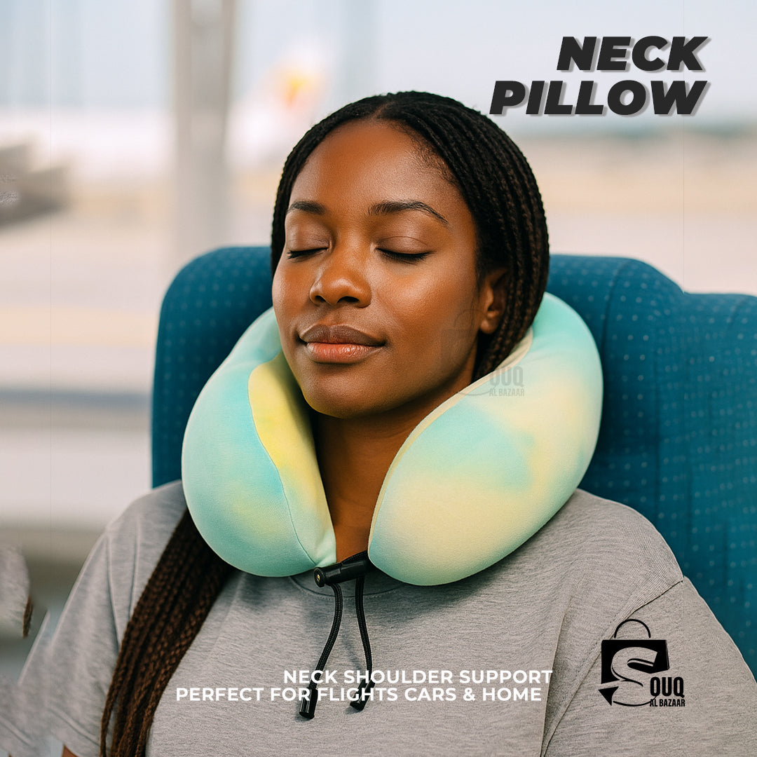 Soft U Travel Memory Foam Neck Pillow U-shaped