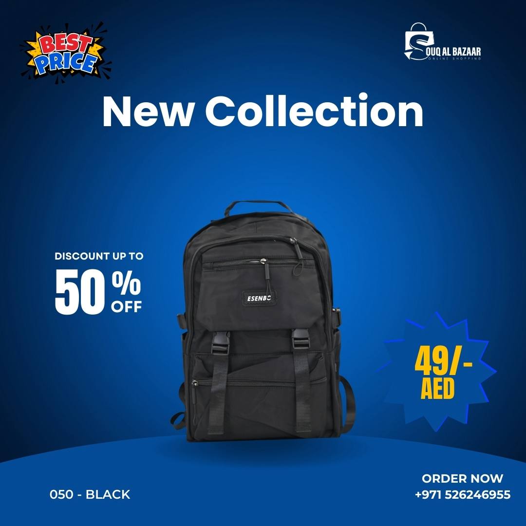Trendy Backpack for School, College & Travel – Spacious & Durable