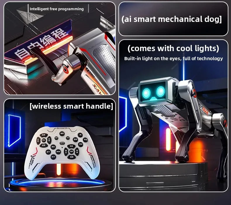 Robot Dog New Electric Remote Control Mechanical Toy AI Artificial Programming