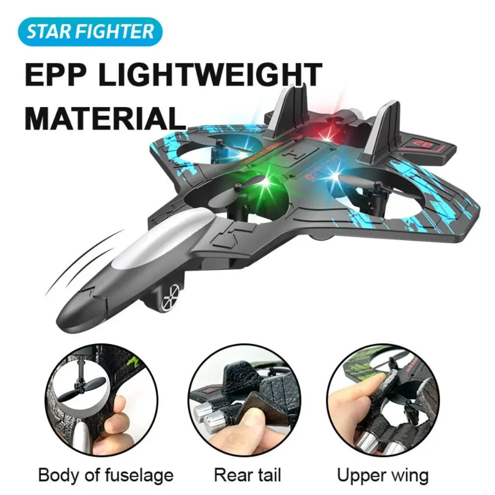Star Fighter 2.4G Remote Control Fighter With LED Colorful Lights