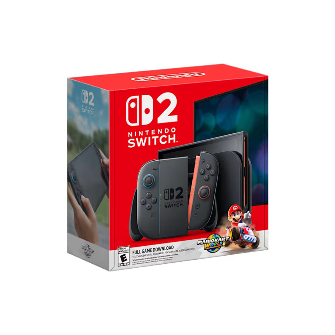 Nintendo Switch 2+Mario Kart World Bundle Hybrid Gaming System with 4K Support, Enhanced Performance