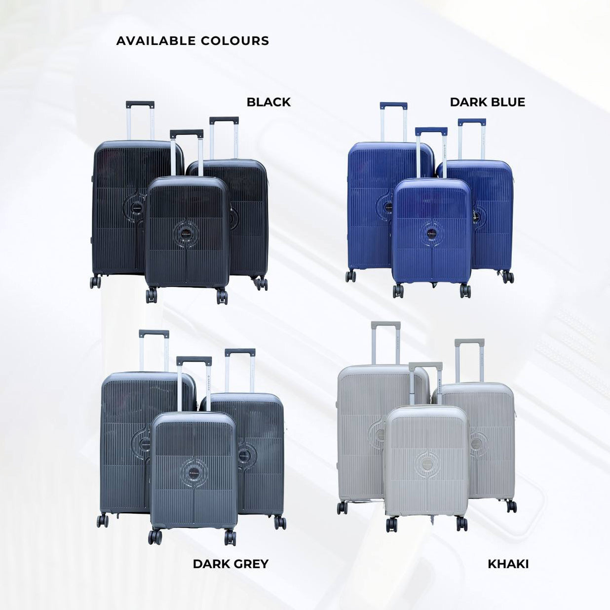 Giordano PP Expandable Unbreakable Luggage Bag With 360° Spinner Wheels