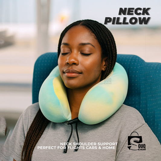 Soft U Travel Memory Foam Neck Pillow U-shaped