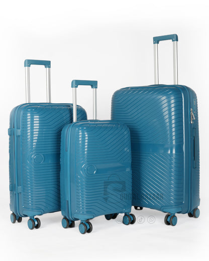 Mate Rubberised PP Unbreakable Travel Luggage