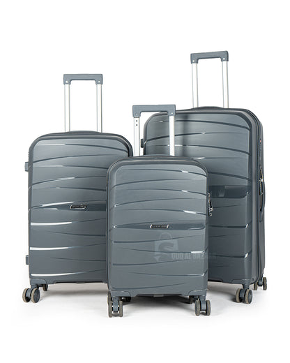 Glaze Anti-Theft PP Luggage Unbreakable Travel Bags