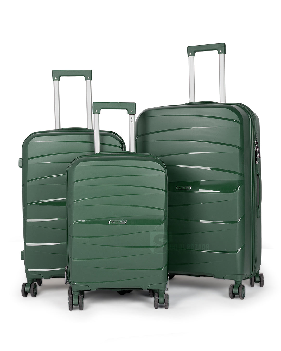 Glaze Anti-Theft PP Luggage Unbreakable Travel Bags