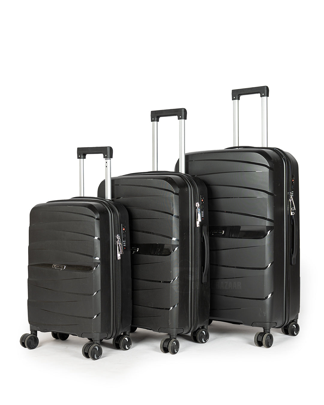 Glaze Anti-Theft PP Luggage Unbreakable Travel Bags