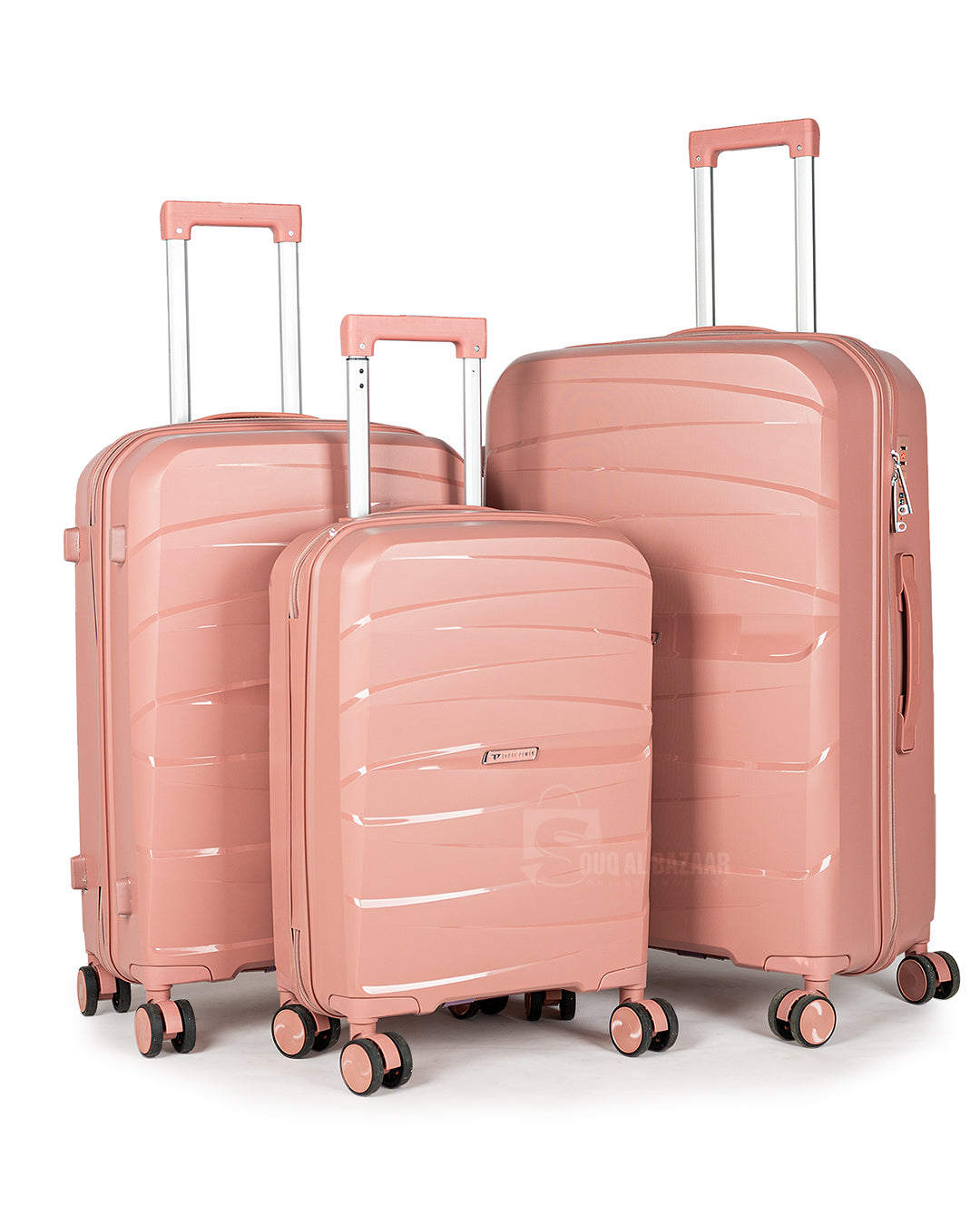 Glaze Anti-Theft PP Luggage Unbreakable Travel Bags