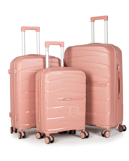 Glaze Anti-Theft PP Luggage Unbreakable Travel Bags