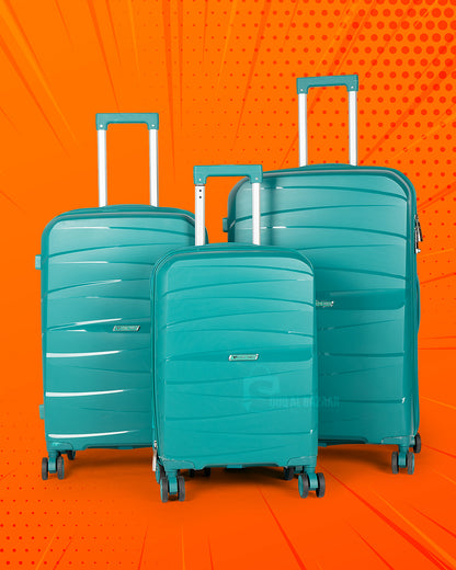 Glaze Anti-Theft PP Luggage Unbreakable Travel Bags