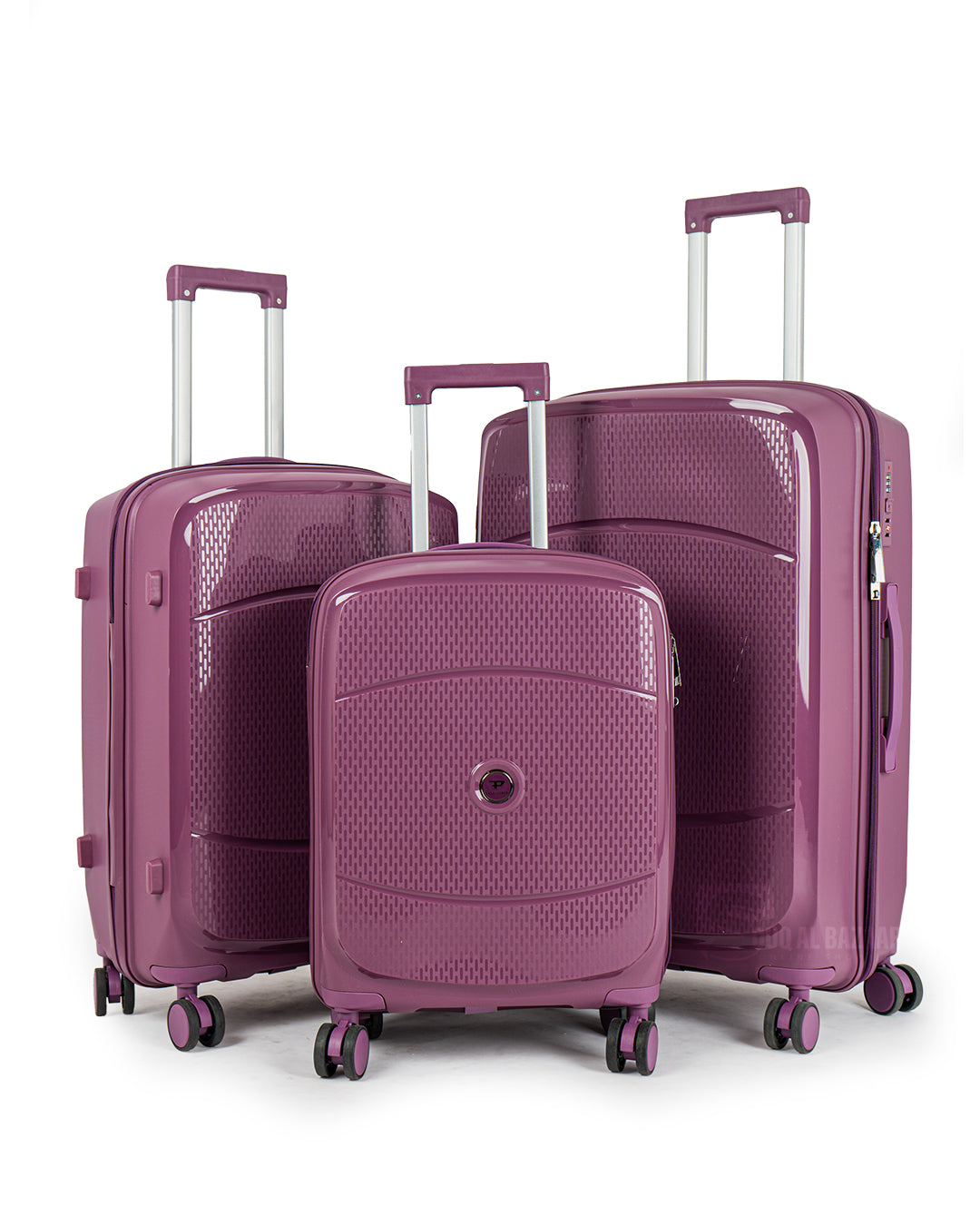 Wagon Stylish Anti-Theft PP Luggage Set – Includes 3 Unbreakable Travel Bags