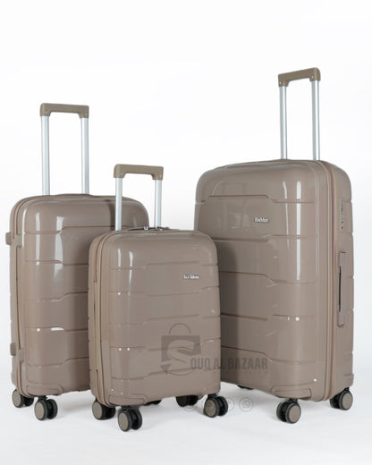 Plume Rubberised PP Unbreakable Travel Luggage