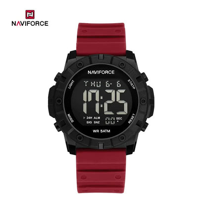 NAVIFORCE NF7110 5ATM Waterproof Trendy Watch with Silicone Strap and LED Luminous Sports Design
