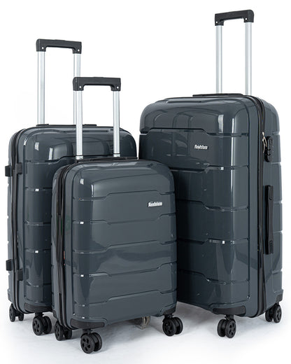 Plume Rubberized PP Unbreakable Travel Luggage