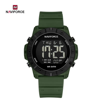 NAVIFORCE NF7110 5ATM Waterproof Trendy Watch with Silicone Strap and LED Luminous Sports Design