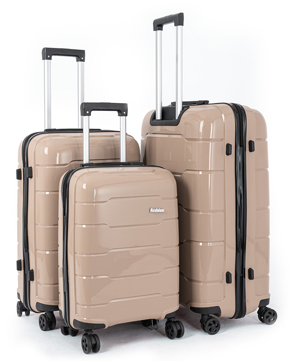 Plume Rubberized PP Unbreakable Travel Luggage