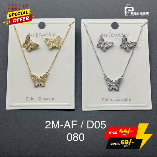 Cubic Zircon – Necklace & Earrings Beautiful Jewellery Set for Women