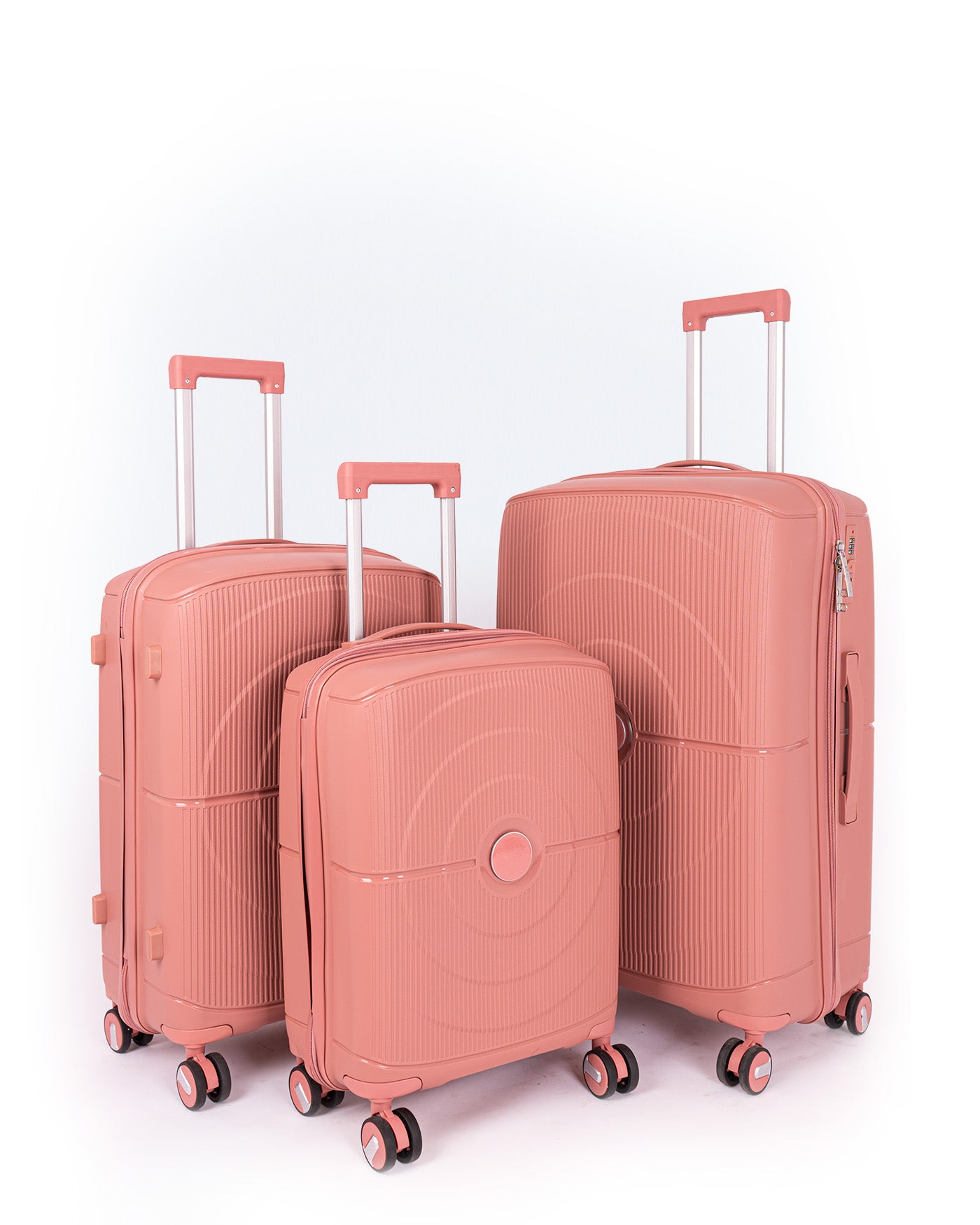 Helsenki Anti Theft Rubberised PP Unbreakable Travel Luggage Bags