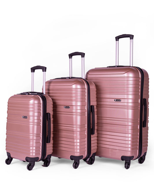 Photon Set of 3 ABS Hardside Travel Luggage Bag