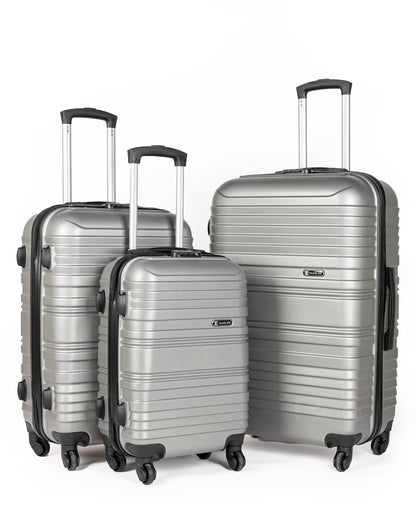 Photon Set of 3 ABS Hardside Travel Luggage Bag