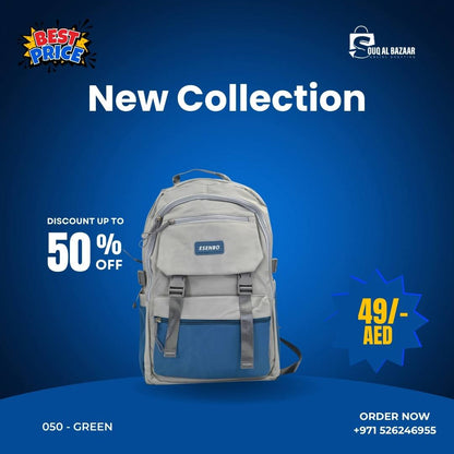 Trendy Backpack for School, College & Travel – Spacious & Durable