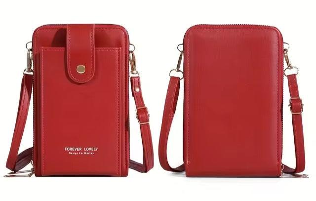 Three Layer Small Crossbody Shoulder Bag with Adjustable Strap Phone bag