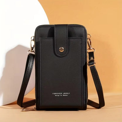 Three Layer Small Crossbody Shoulder Bag with Adjustable Strap Phone bag