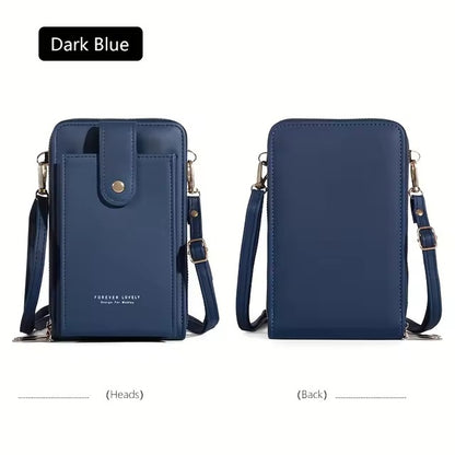 Three Layer Small Crossbody Shoulder Bag with Adjustable Strap Phone bag