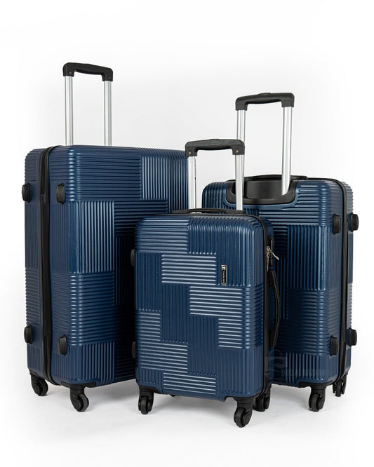 Velton Set of 3 ABS HARDCASE Travel Luggage