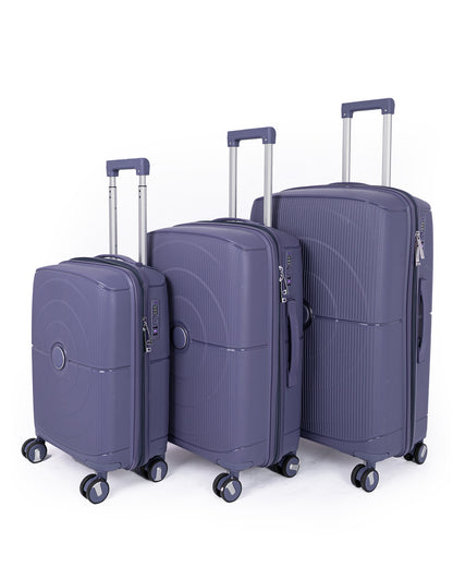 Helsenki Anti Theft Rubberised PP Unbreakable Travel Luggage Bags