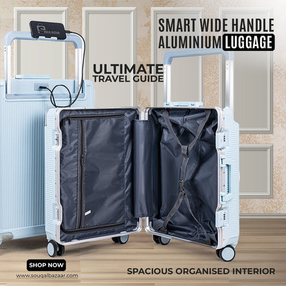 Wide Handle Smart Aluminum Frame Ultimate Travel Bag
