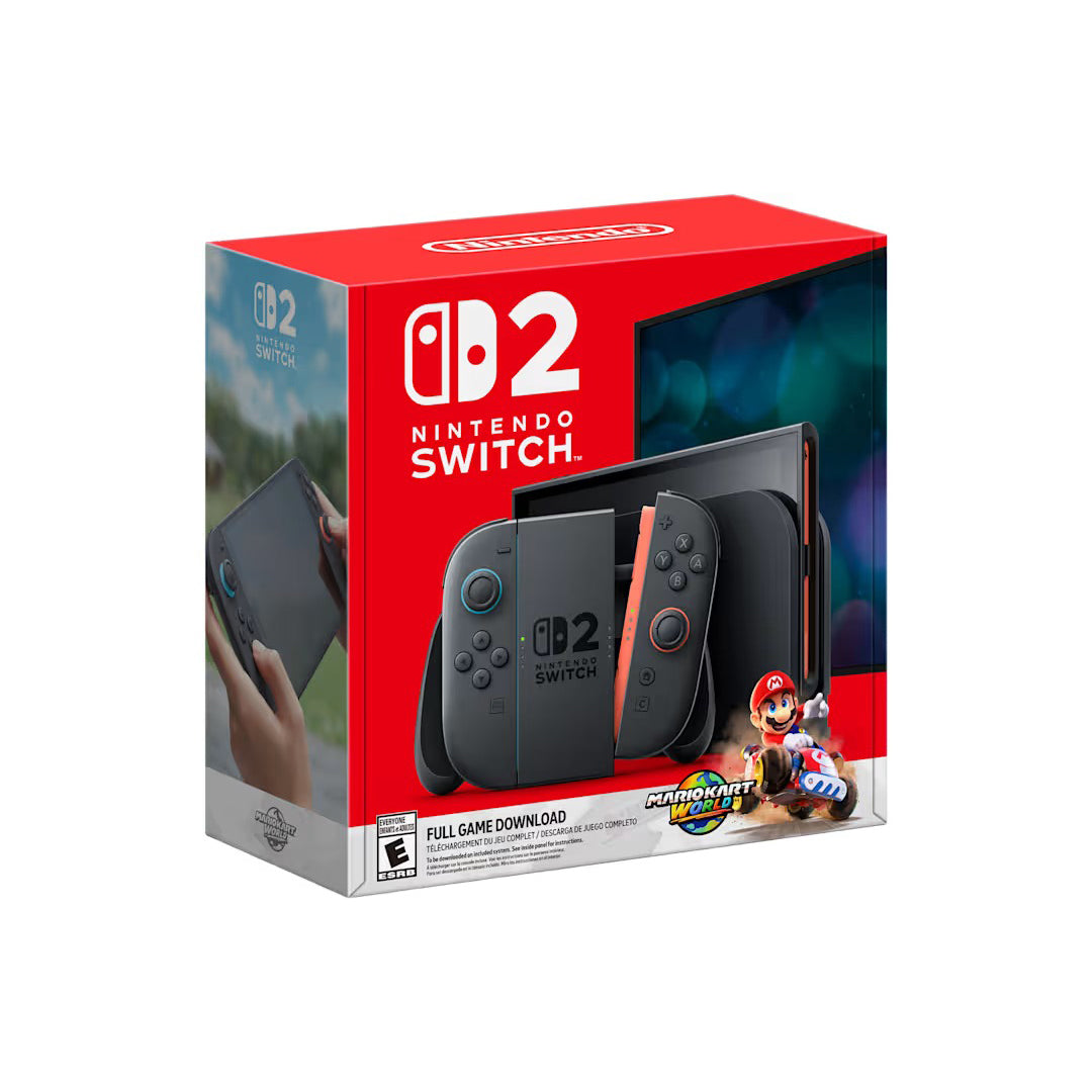 Nintendo Switch 2+Mario Kart World Bundle Hybrid Gaming System with 4K Support, Enhanced Performance