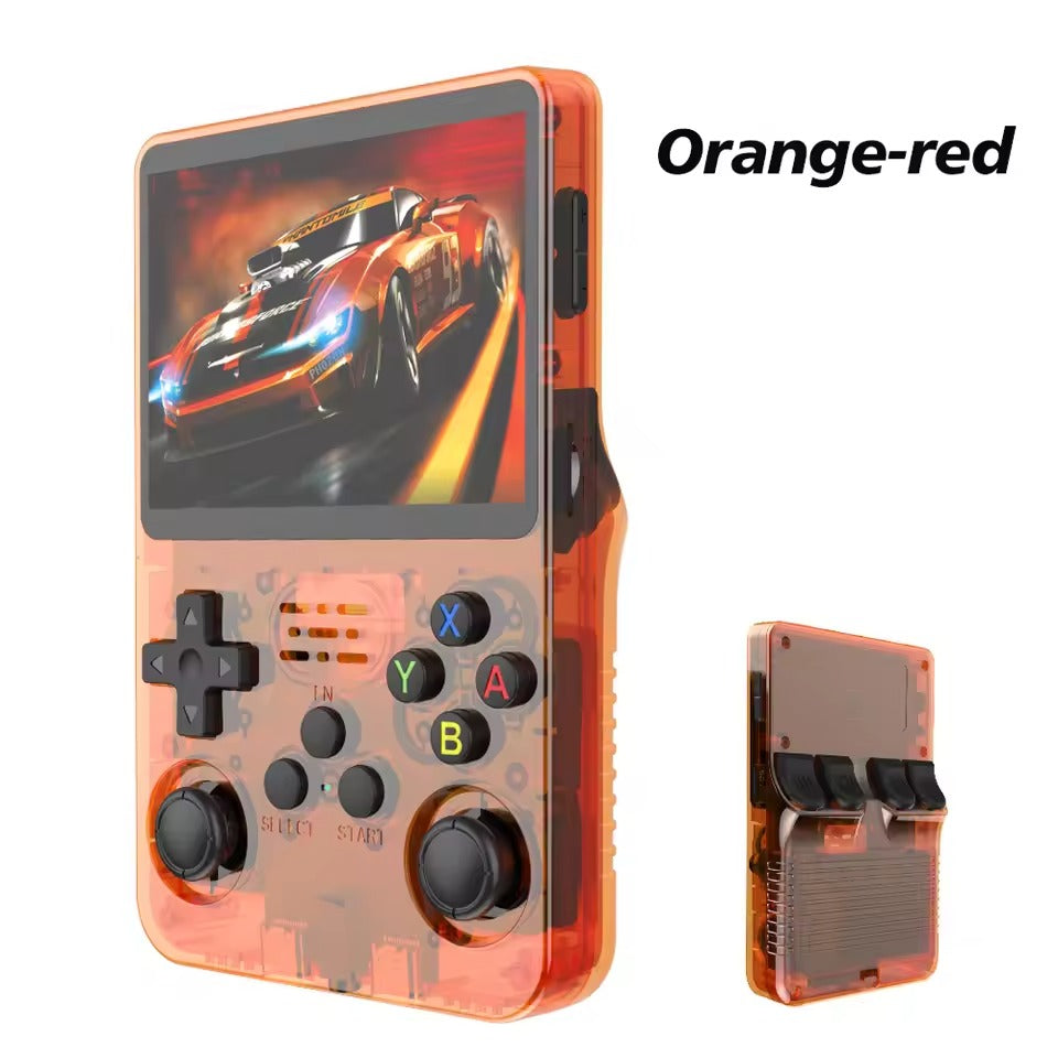 R36S Retro Handheld Video Game Console Linux ARKOS System 3.5 Inch IPS Screen 128G 64G Preloaded Games Portable Pocket Player