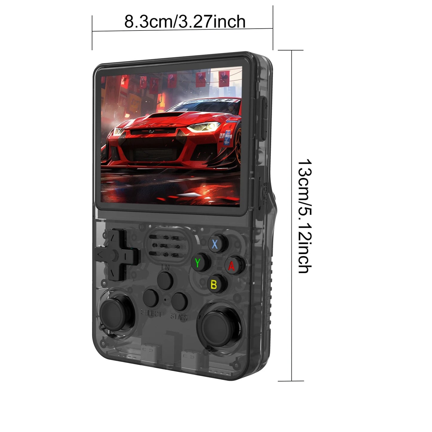 R36S Retro Handheld Video Game Console Linux ARKOS System 3.5 Inch IPS Screen 128G 64G Preloaded Games Portable Pocket Player