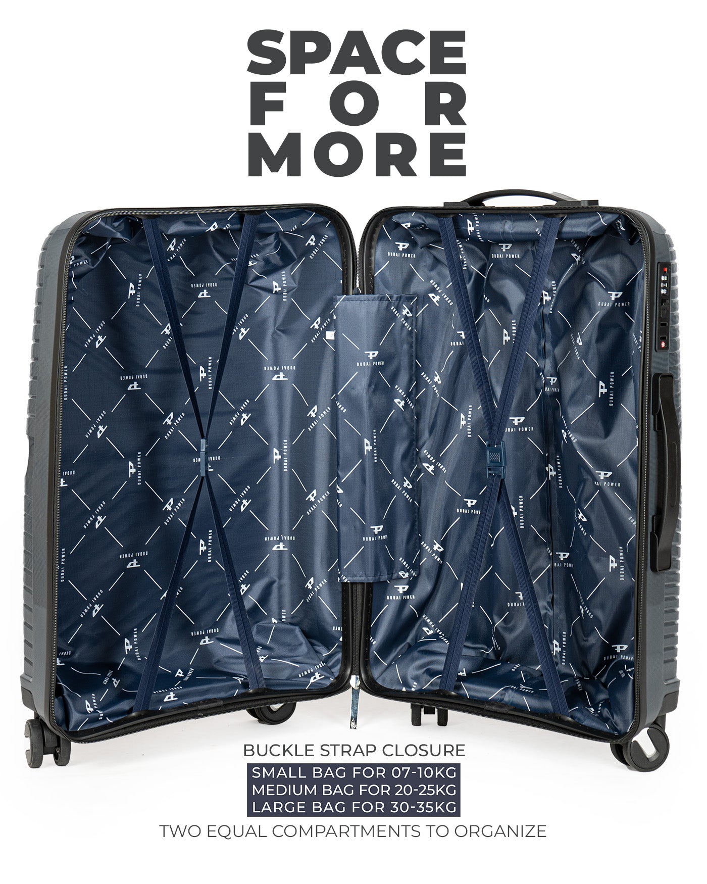 Plume Rubberized PP Unbreakable Travel Luggage