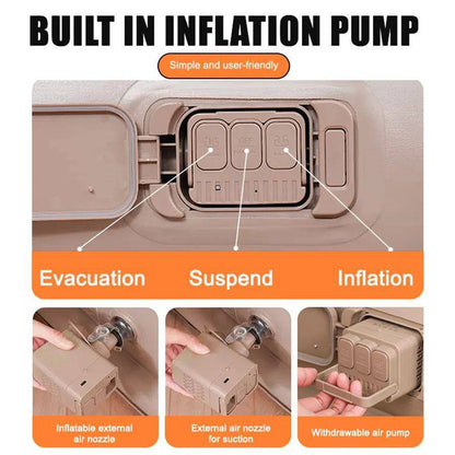 Outdoor Camping Inflatable Automatic Air Bed With Electric Air Pump