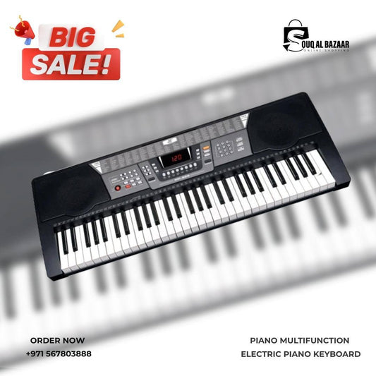 61key Multifunctional Electronic Keyboard Piano Instrument With LED Display