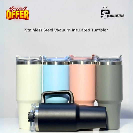 Stainless Steel Thermal Water Tumbler – Vacuum Insulated Travel Mug for Hot & Cold Drinks
