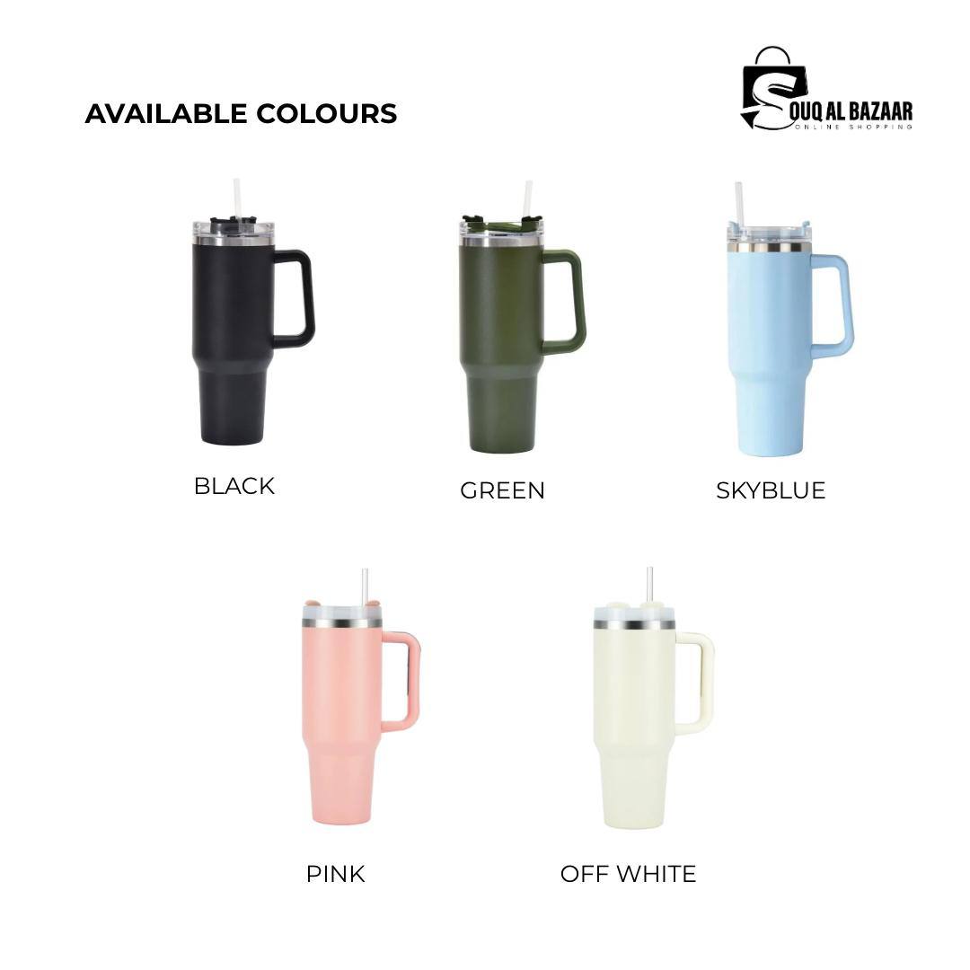 Stainless Steel Thermal Water Tumbler – Vacuum Insulated Travel Mug for Hot & Cold Drinks