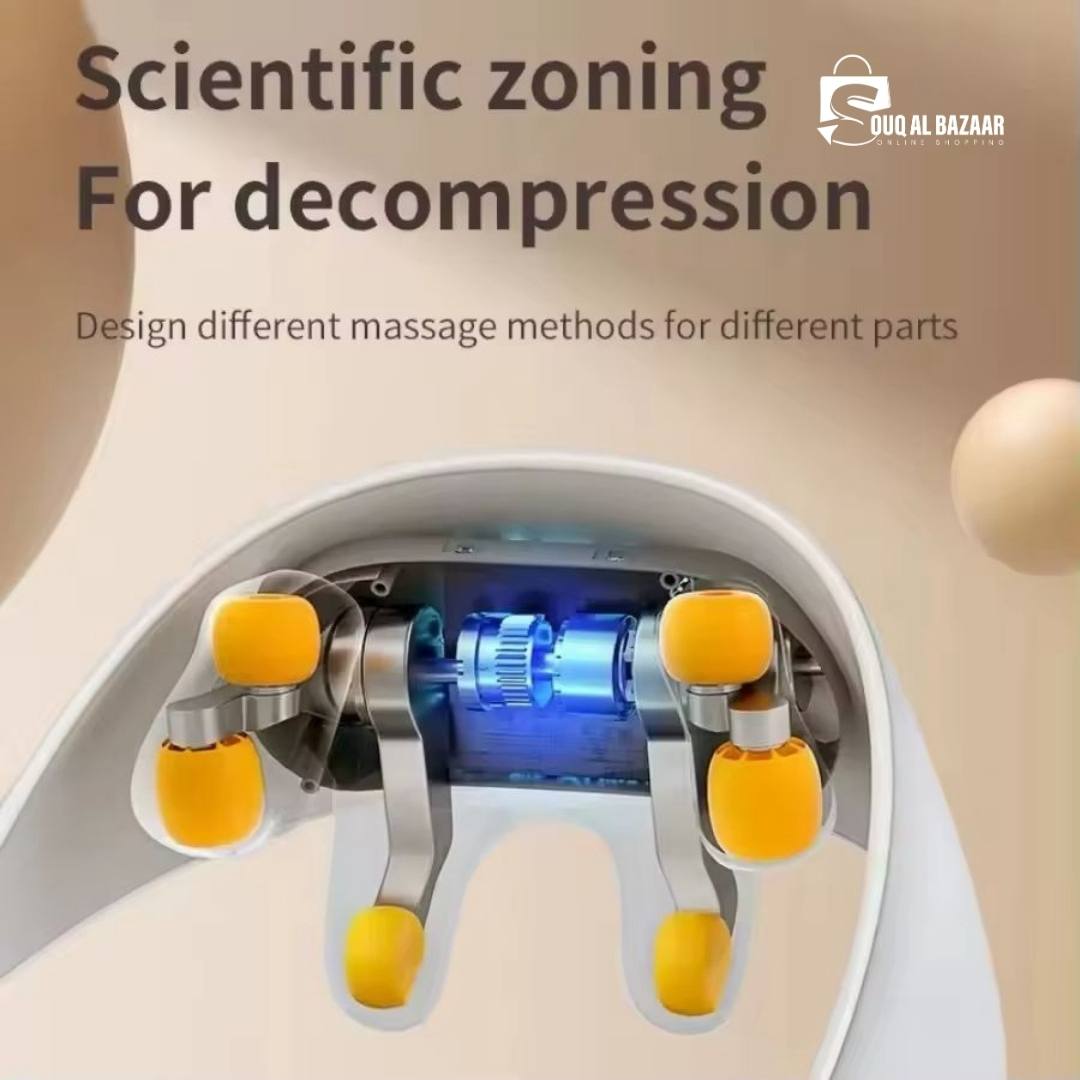 Portable Body Massager – Wireless, USB Rechargeable, Heating Control, Hands-Free Relaxation