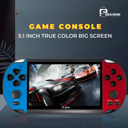 X7 Handheld Game Console 4.3 Inch HD Screen Output Built-in 10000+ Classical Games Portable Audio Video Game