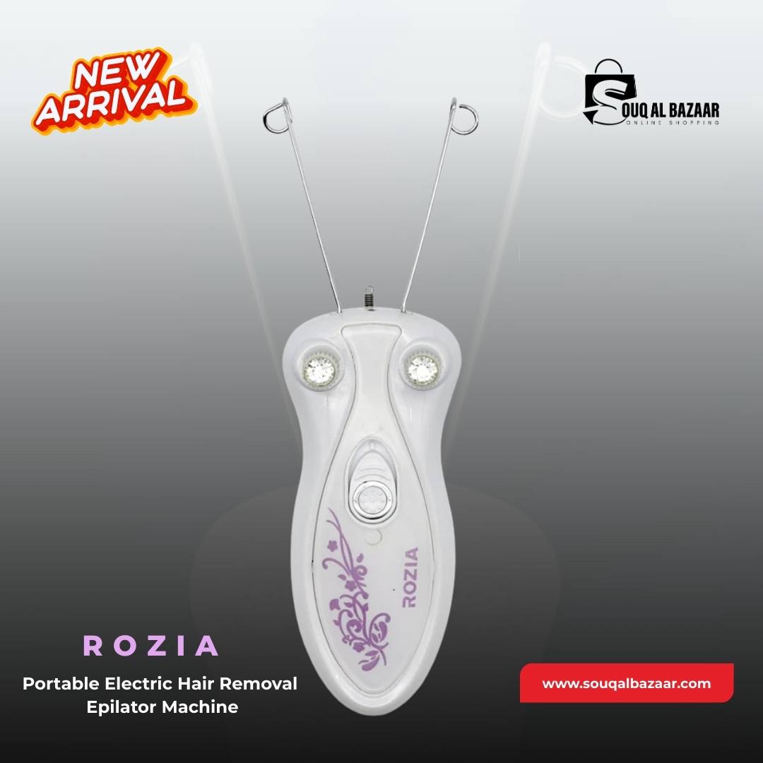 ROZIA Epilator Hair Removal Device – Safe, Compact & Smooth Finish