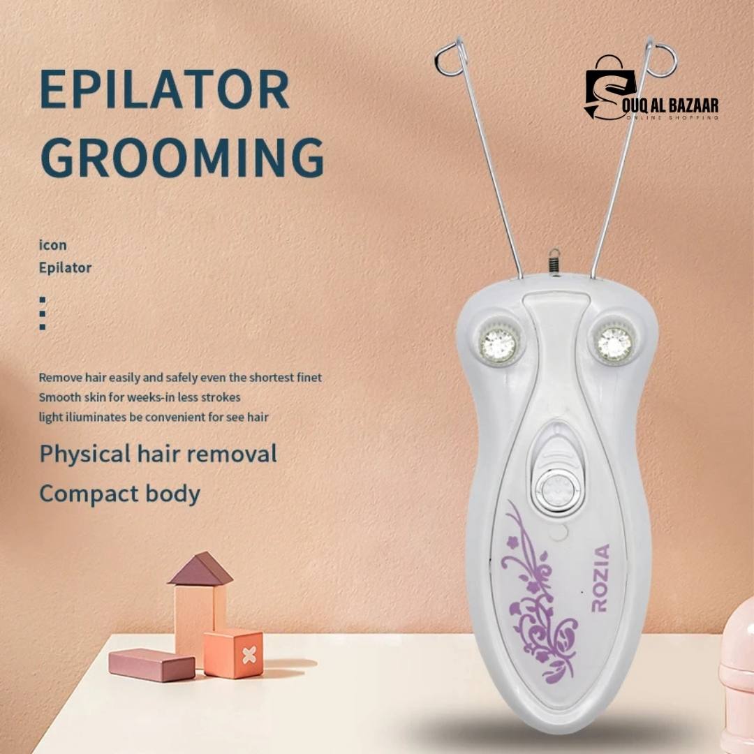 ROZIA Epilator Hair Removal Device – Safe, Compact & Smooth Finish