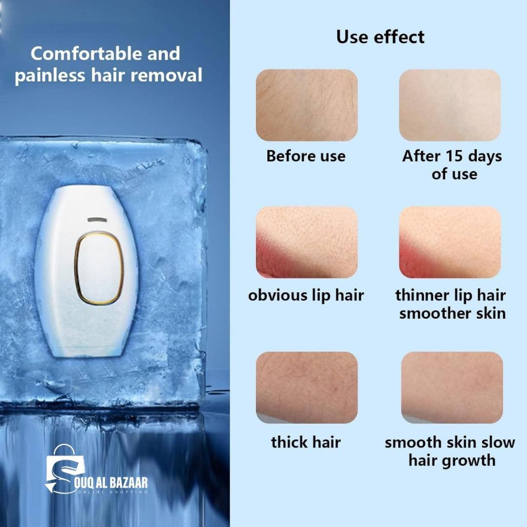 Laser Hair Removal Device – Painless, Safe & Long-Lasting Smooth Skin