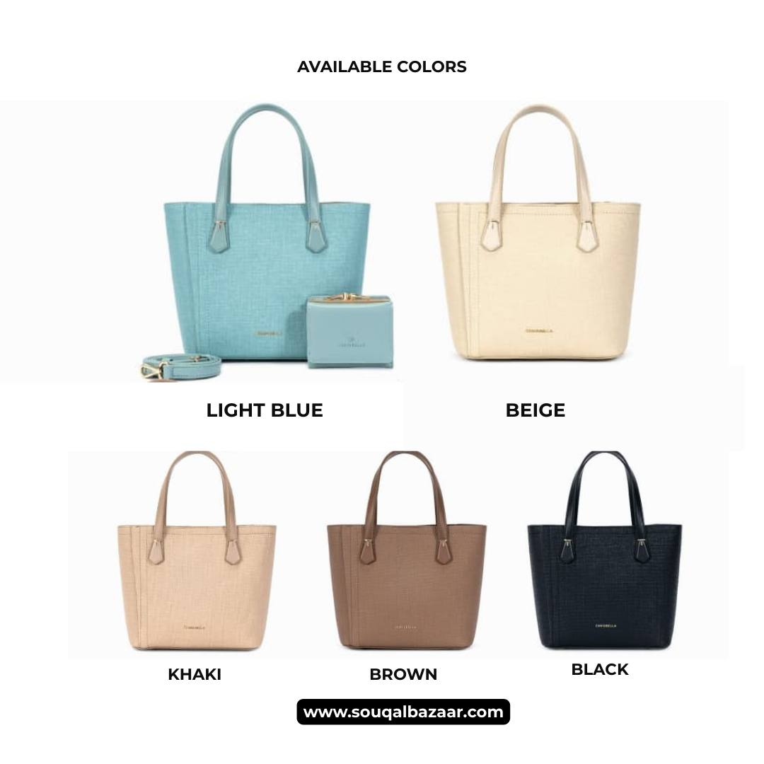 Chrisbella Trendy Tote bag with Wallet – Premium PU Leather, Stylish & Durable