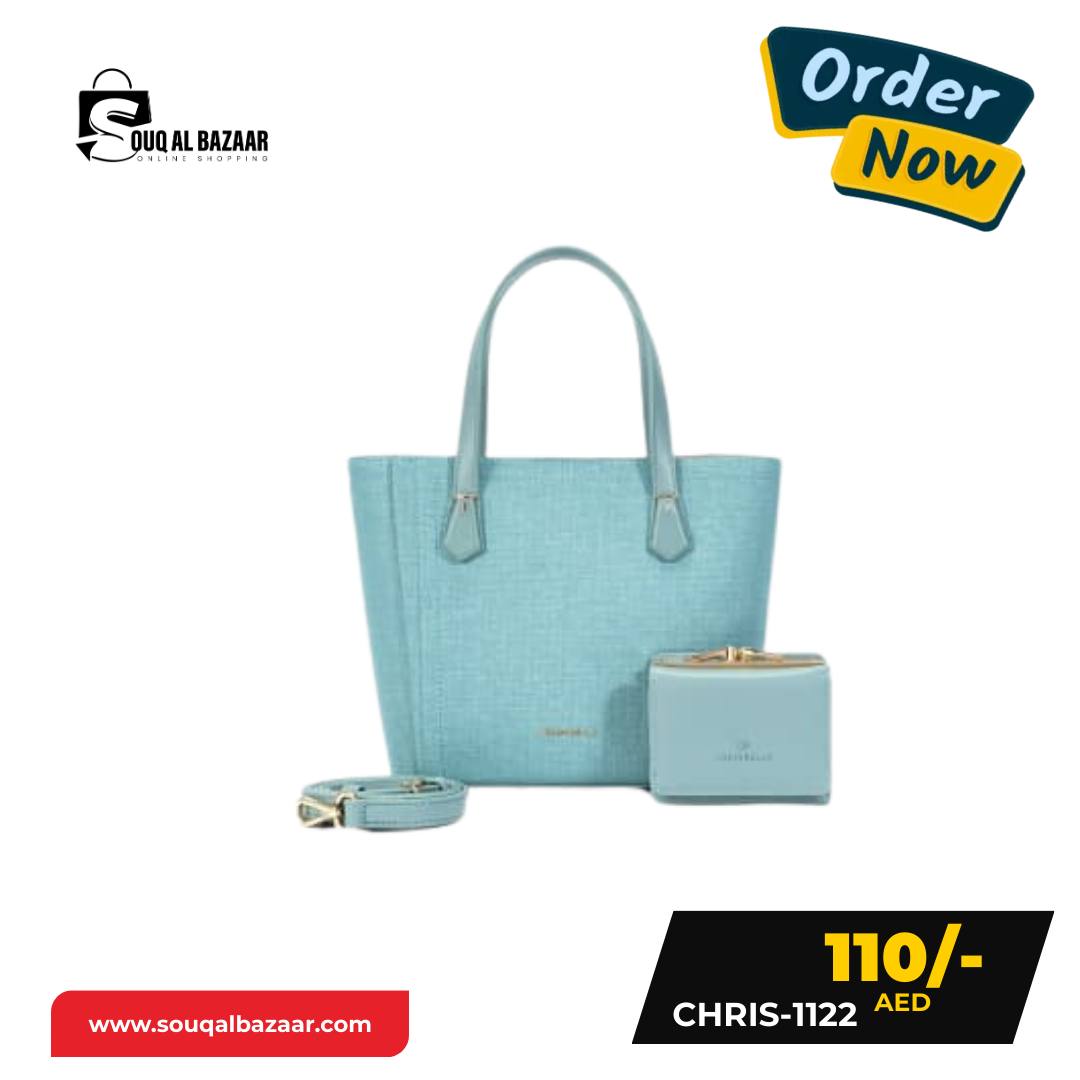 Chrisbella Trendy Tote bag with Wallet – Premium PU Leather, Stylish & Durable
