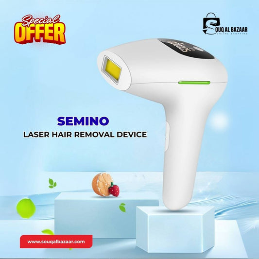 Semino Laser Hair Removal Device | 360° Ice Care & Safe Hair Removal