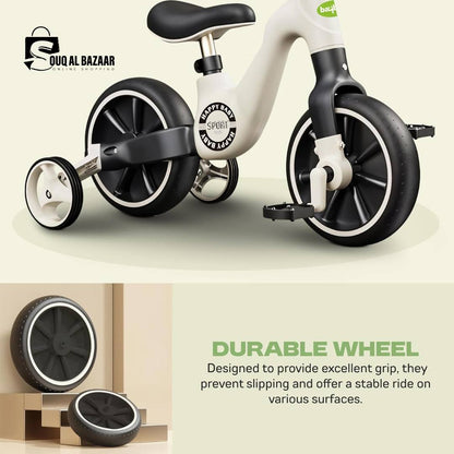 Buzzy 2-in-1 Kids Tricycle | Adjustable Seat, 360° Steering & Durable Wheels